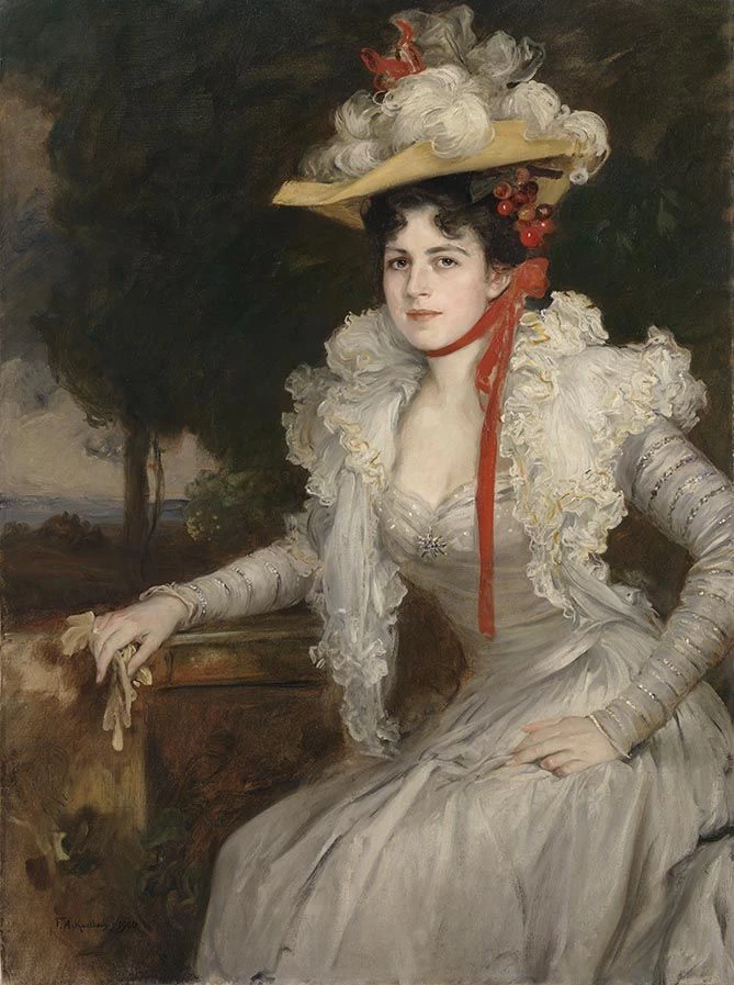 Frieda Kaulbach, nata Scotta, seconda moglie dell'artista - Bavarian State Painting Collections